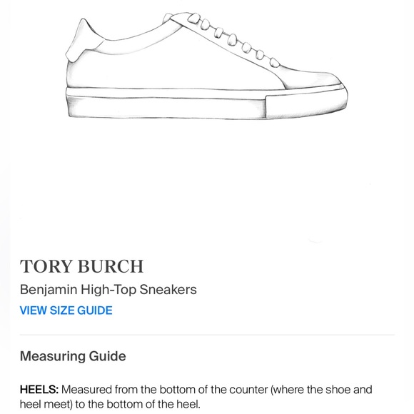 Tory Burch Benjamin High-Top Sneakers 👟 - Picture 7 of 16